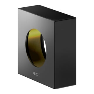 Keuco Rosace de rallonge IXMO noir mat, carrée, pour vannes Ab- + Umstellventile, encastrée