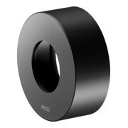 Keuco Rosace de rallonge IXMO noir mat, ronde, pour robinetterie thermostatique encastrée