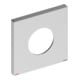 Keuco Rosace murale IXMO 105x105mm, angulaire, pour EHM, chrome mat-1
