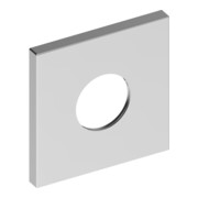 Keuco Rosace murale IXMO 105x105mm, chrome mat noir