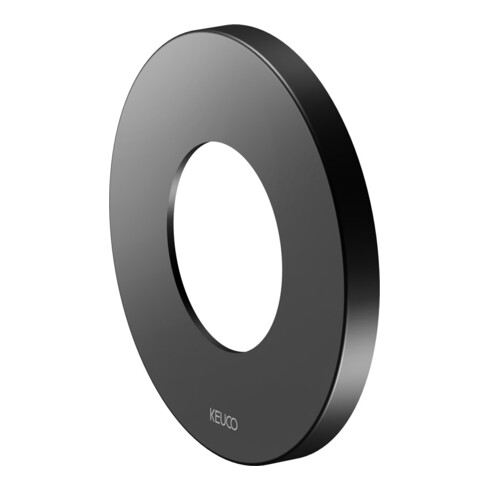 Keuco Rosace murale ronde IXMO 105 mm, mitigeur inverseur encastré, noir mat