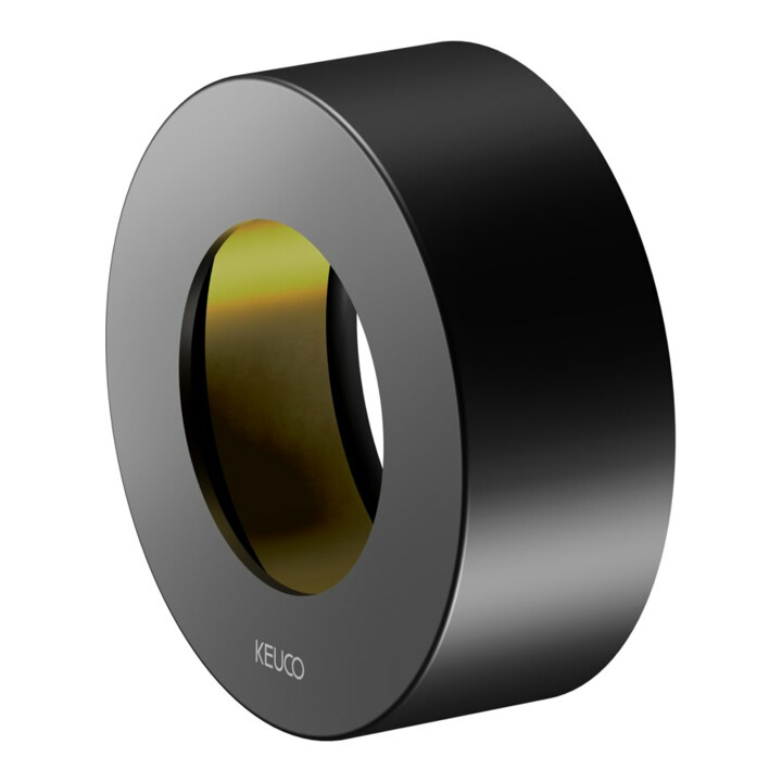Keuco Rosette de rallonge IXMO noir mat, rouge, pour vannes de dérivation et de commutation encastrées