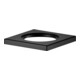 Keuco Rosette IXMO carrée, pour EHM + - Mitigeur bidet, noir mat-1