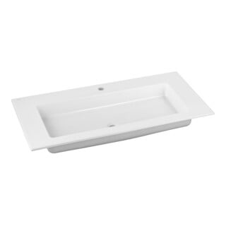 Keuco Royal Lavabo en céramique 60 105,5x53,8 cm, blanc, m L et système trop-plein Clou