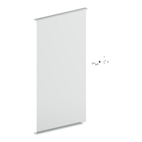 Keuco S-Tür Match 128x2 Ersatzt.Spanplattenschraube 90101 90101170040 li. 399x700mm silb.-elox.