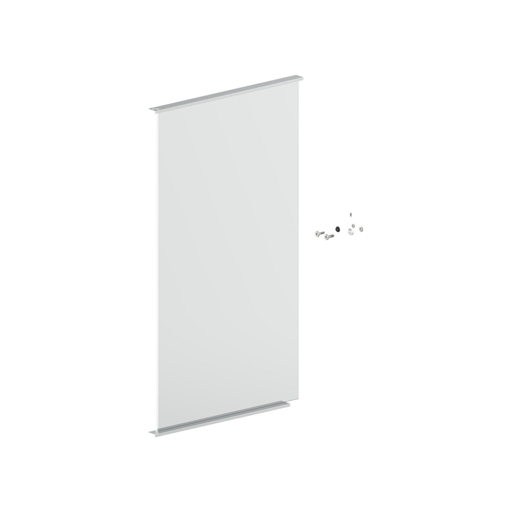 Keuco S-Tür Match 128x2 Ersatzt.Spanplattenschraube 90101 90101170040 li. 399x700mm silb.-elox.