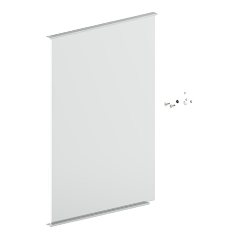 Keuco S-Tür Match 128x3 Ersatzt.Spanplattenschraube 90101 90101170042 li. 499x700mm silb.-elox.