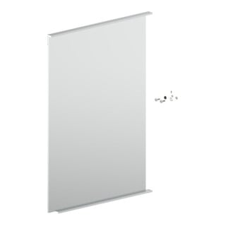 Keuco S-Tür Match 128x3 Ersatzt.Spanplattenschraube 90101 90101170043 re. 499x700mm silb.-elox.