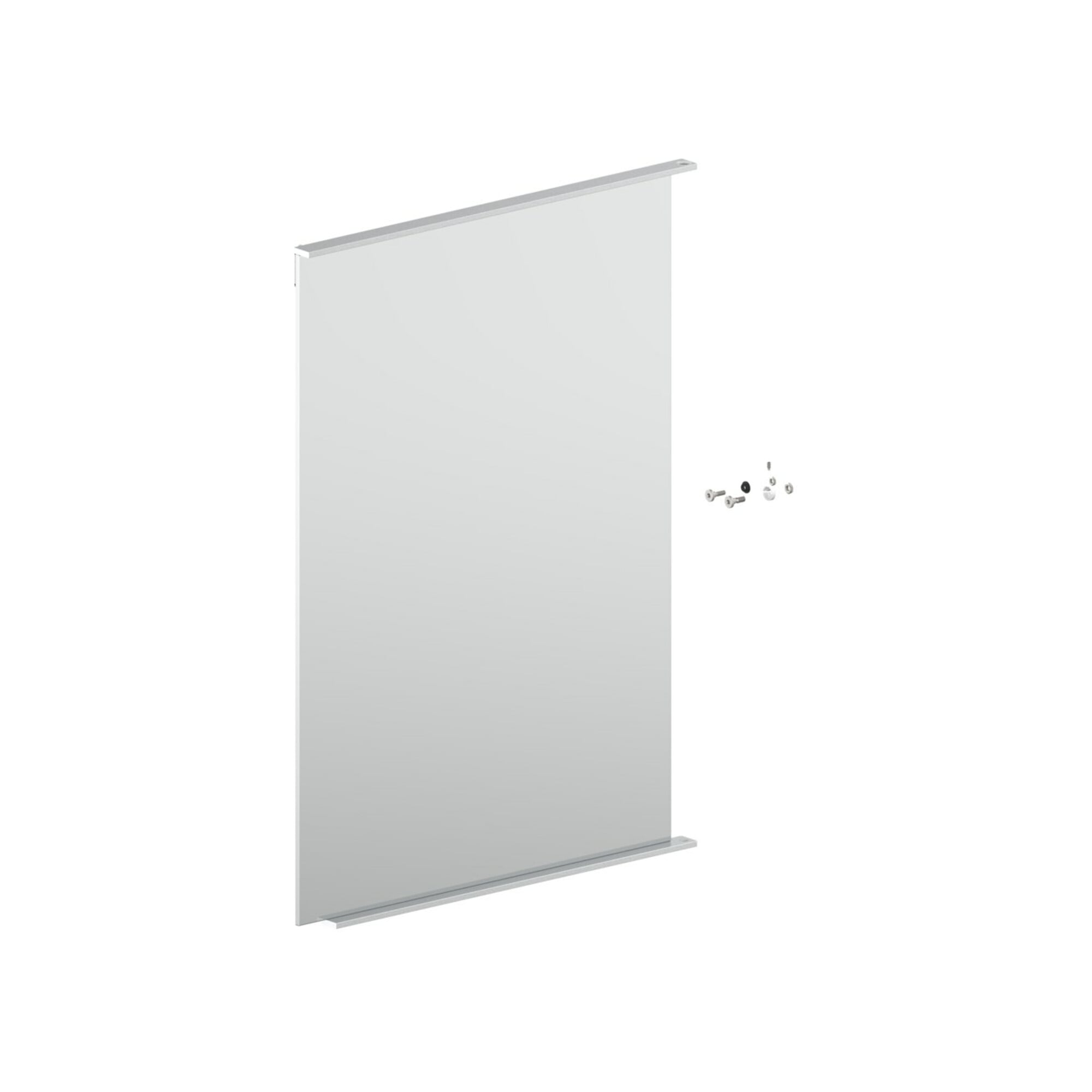 Keuco S-Tür Match 128x3 Ersatzt.Spanplattenschraube 90101 90101170043 re. 499x700mm silb.-elox.