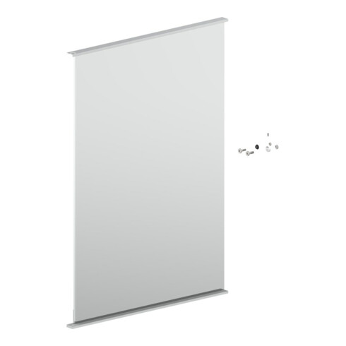 Keuco S-Tür Match 128x4 Ersatzt.Spanplattenschraube 90101 90101170044 li. 499x700mm silb.-elox.