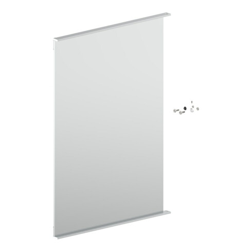 Keuco S-Tür Match 128x4 Ersatzt.Spanplattenschraube 90101 90101170045 re. 499x700mm silb.-elox.