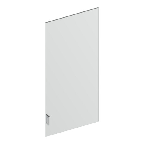 Keuco S-Tür Lumos Vis de rechange pour panneau aggloméré 90101 droite longue, avec poignée 326x690mm