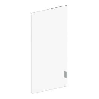 Keuco S-Tür Lumos Vis de rechange pour panneau aggloméré 90101 gauche/milieu long, avec poignée 383x690mm