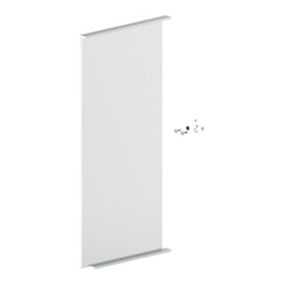 Keuco S-Tür Match 128x1 Vis de remplacement en aggloméré 90101 90101170039 droite 324x700mm argenté anodisé