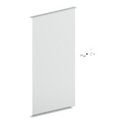 Keuco S-Tür Match 128x2 Vis de rechange panneau aggloméré 90101 90101170040 g. 399x700mm argenté anodisé