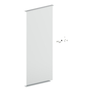 Keuco S-Tür Match 324x700mm vis de rechange pour panneau aggloméré 90101 90101170038 gauche silber-éloxé