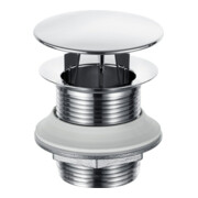 Keuco Schaftventil G 1 1/4, schwarzchrom gebürstet