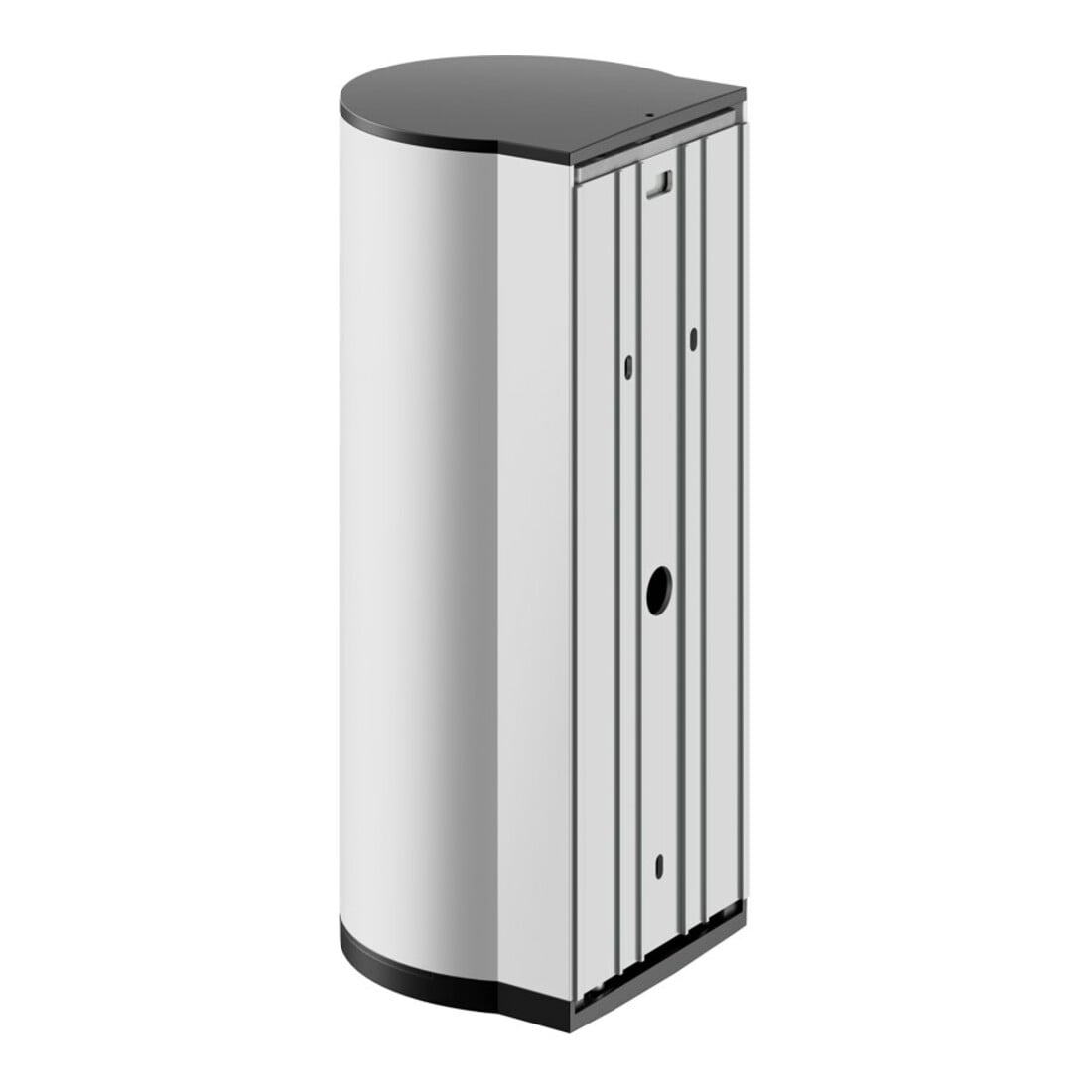 Keuco Schaumlotionspender Plan Wd.-Modell, elektro., Alu si-elox / sw
