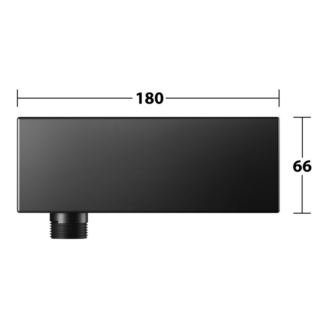Keuco Schlauchanschluss m Halter für Gussschlauch, schwarz matt