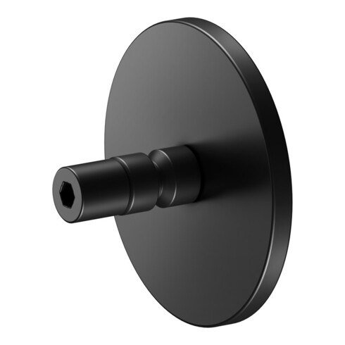 Keuco Set adhésif n° 5 noir mat, avec rosace