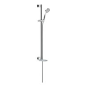 Keuco Set de douche IXMO chrome/blanc, rosace carrée