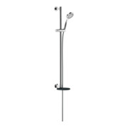 Keuco Set de douche IXMO chrome/gris noir, rosace ronde