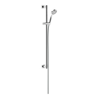 Keuco Set de douche IXMO chromé, rosaces carrées, 1 type de jet
