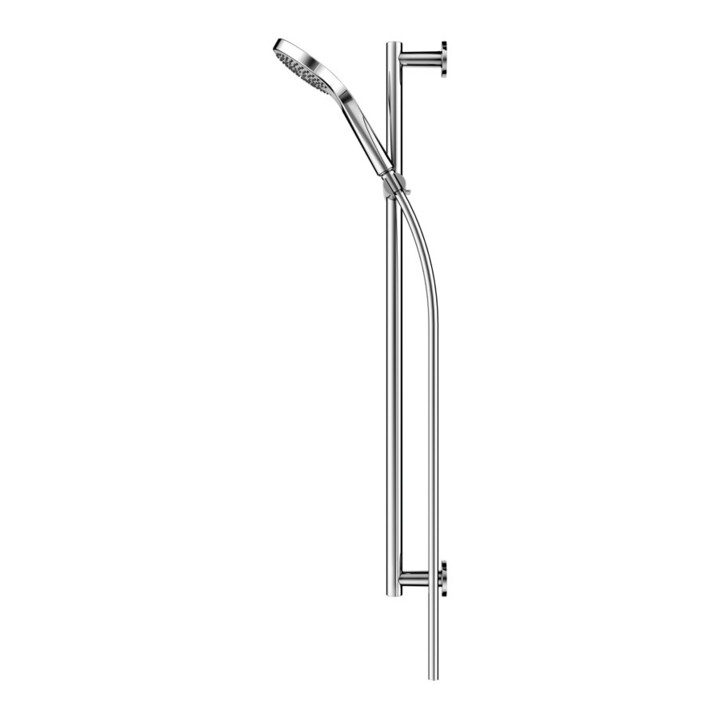 Keuco Set de douche IXMO chromé, rosaces rondes, 3 types de jets
