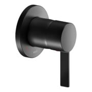 Keuco Set de montage IXMO Pure Mitigeur encastré monocommande, rond, noir mat