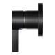 Keuco Set de montage IXMO Pure Mitigeur encastré monocommande, rond, noir mat
