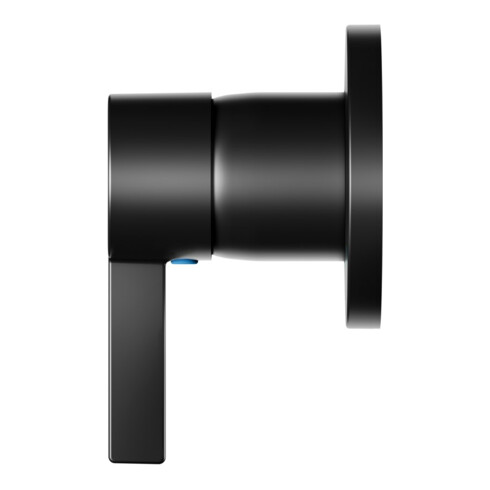 Keuco Set de montage IXMO Pure Mitigeur encastré monocommande, rond, noir mat