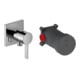 Keuco Set d'installation IXMO SOLO Pure Mitigeur douche encastré, chromé, SA, angle-1