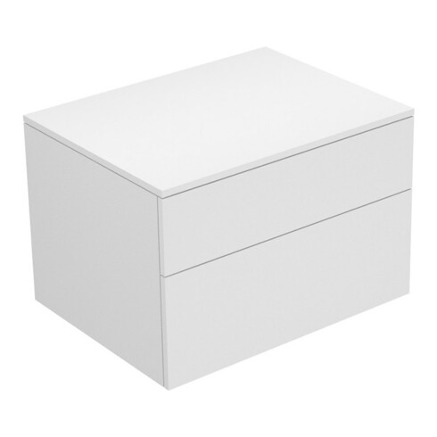 Keuco Sideboard Edition 400 70x47,2x53,5cm, 2 Ausz., we/Trüf. hgl kl