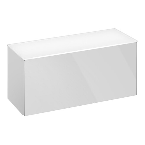 Keuco Sideboard Royal Reflex 80x37x33,5cm, weiß/weiß