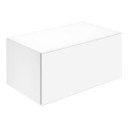 Keuco Sideboard X-Line 80x40x49cm, Dek. we matt, Glas weiß klar