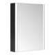 Keuco Somaris Armoire miroir 1 porte 65x73x13 cm, en applique, raccords, noir mat-5
