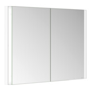 Keuco Somaris Armoire miroir 2 portes 100x71x11,5 cm, blanc mat, miroir chauffant-2