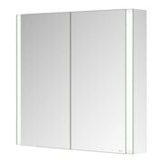 Keuco Somaris Armoire miroir 2 portes 80x71x12,7 cm, avant, charnière miroir