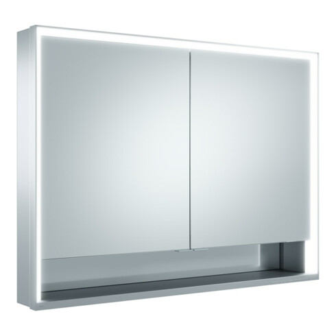 Keuco Spanplattenschraube kurze Türen Royal Lumos 100x73x13cm, m Abl DALI, WV, Hz, si-elox