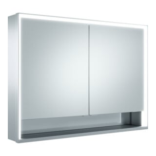 Keuco Spanplattenschraube kurze Türen Royal Lumos 100x73x16cm, m Abl, WV, 2-trg., si-elox