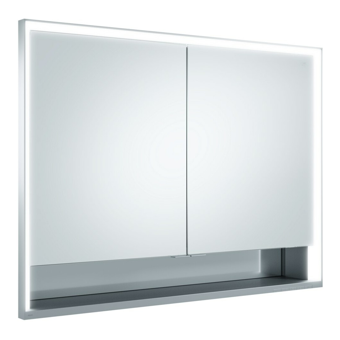 Keuco Spanplattenschraube kurze Türen Royal Lumos 105x73x13cm, m Abl, Wandeinbau, 2-türig