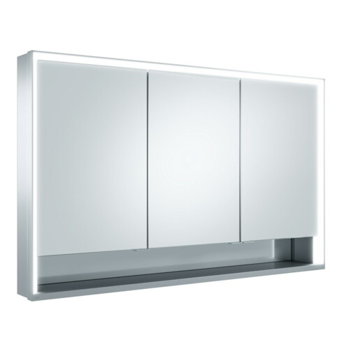 Keuco Spanplattenschraube kurze Türen Royal Lumos 120x73,5x13cm, m Abl, WV, Hz, si-elox