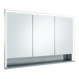 Keuco Spanplattenschraube kurze Türen Royal Lumos 120x73x13cm, m Abl, WE, 3-trg., si-elox