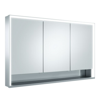 Keuco Spanplattenschraube kurze Türen Royal Lumos 120x73x13cm, m Abl, WV, 3-trg., si-elox