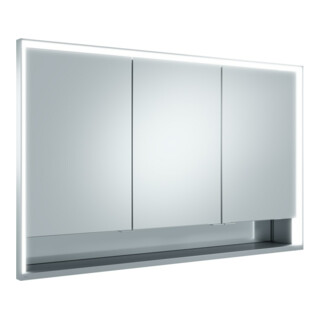 Keuco Spanplattenschraube kurze Türen Royal Lumos 120x73x16cm, m Abl, WE, 3-trg., si-elox