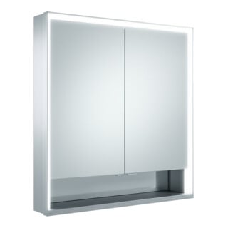 Keuco Spanplattenschraube kurze Türen Royal Lumos 70x73,5x13cm, m Abl, WV, Hz, si-elox