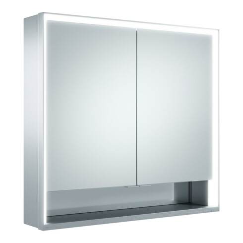Keuco Spanplattenschraube kurze Türen Royal Lumos 70x73,5x16cm, m Abl DALI, WV, Hz, si-el