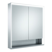 Keuco Spanplattenschraube kurze Türen Royal Lumos 70x73x13cm, m Abl DALI, WV, 2tr., si-el