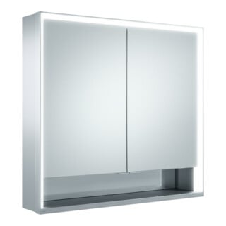Keuco Spanplattenschraube kurze Türen Royal Lumos 80x73,5x16cm, m Abl, WV, Hz, si-elox