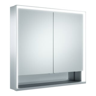 Keuco Spanplattenschraube kurze Türen Royal Lumos 80x73x13cm, m Abl, WV, 2-trg., si-elox